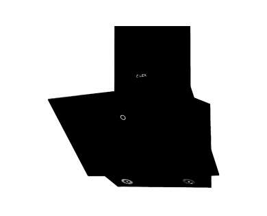 Наклонная кухонная вытяжка Touch 600 Black Наклонная кухонная вытяжка Touch 600 Black