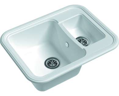Мойка EWIGSTEIN Antik 60KF (иней) Мойка EWIGSTEIN Antik 60KF (иней)