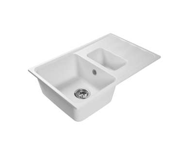 Мраморная мойка Lex Maggiore 780 White Мраморная мойка Lex Maggiore 780 White