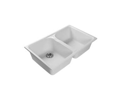 Мраморная мойка Lex Constance 780 White Мраморная мойка Lex Constance 780 White