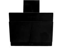 Наклонная кухонная вытяжка Glass 600 Black
