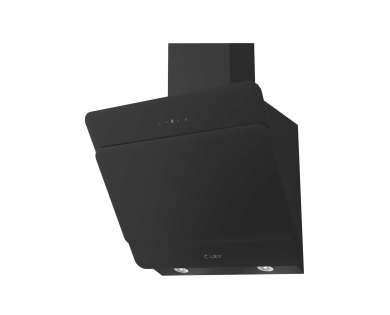 Наклонная кухонная вытяжка Glass 600 Black