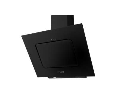 Наклонная кухонная вытяжка Luna 600 Black