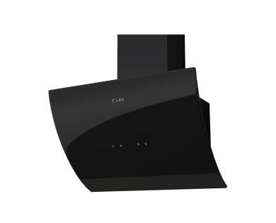 Наклонная кухонная вытяжка Plaza 600 Black