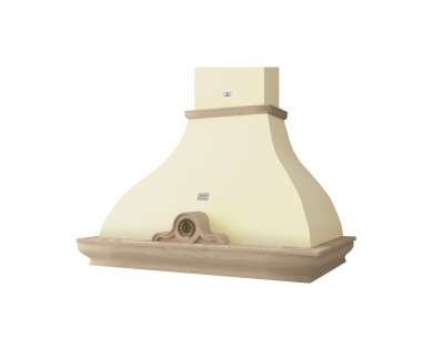 Рустика кухонная вытяжка NAPOLI 900 Ivory