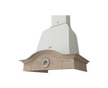 Рустика кухонная вытяжка PALERMO 600 White