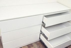 Галерея наших работ Фасады и крыша комода Mira-1, шелковисто-матовая отделка