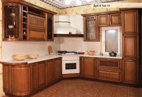 Готовые кухни из массива фабрики Зов 