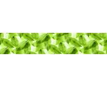 Пристенная панель Слотекс ARTE 85-0010/Standard Листья зеленые 