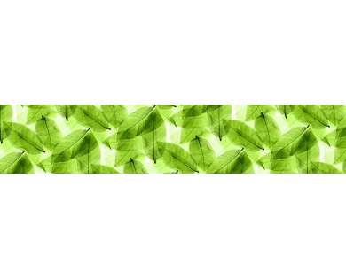 Пристенная панель Слотекс ARTE 85-0010/Standard Листья зеленые 