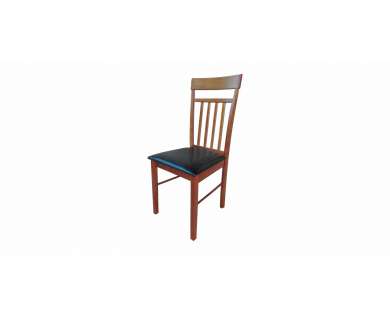 Стул обеденный Carnation cherry (коричневый к/з)