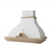 Рустика кухонная вытяжка NAPOLI 900 White