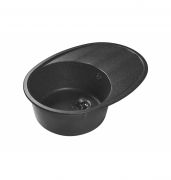 Мраморная мойка Lex Laguna 680 Black
