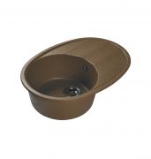 Мраморная мойка Lex Laguna 680 Chocolate