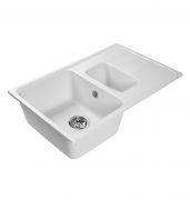 Мраморная мойка Lex Maggiore 780 White
