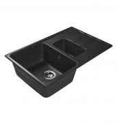 Мраморная мойка Lex Maggiore 780 Black