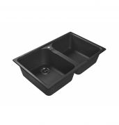 Мраморная мойка Lex Constance 780 Black
