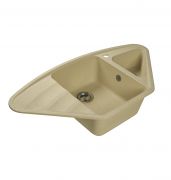 Мраморная мойка Lex Haruna 950 Ivory