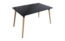 Стол обеденный дизайнерский черный (арт. T003)
